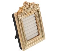 KOMBIUDA petit plateau à bijoux accessoire de photographie de mariage plateau d'affichage de boucle d'oreille de cadre porte-bague baroque organisateur de bijoux de mariage baroque Golden