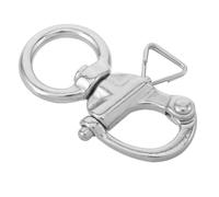 KOMBIUDA Petites Manilles pour Gréement Mousqueton À Émerillon Mousqueton De Sécurité Manille Pivotante Robuste pour Gréement Crochet Pivotant avec