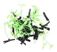 KOMBIUDA Pinces à Cheveux Pousse De Haricot Lot De 40 Vert En Plastique Pour Filles Tenues Quotidiennes