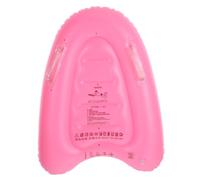 KOMBIUDA Planche Gonflable de Natation Rose Flottante avec Poignées Bodyboard Portable et pour Débutants Garçon Fille Sécurité et Visibilité Améliorées pour Plage et Piscine