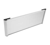 KOMBIUDA Plaque de Porte Nominative en Alliage D’aluminium 12x28 Cm, Double Face, Plaque Signalétique Murale Vierge pour Bureau, Panneau Métallique pour Identification de Salle et Bureau