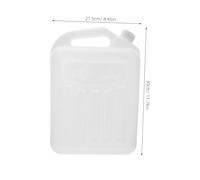 KOMBIUDA Plastic Liquid Container With Wide Mouth For Food Grade Beverage And Chemical Storage Jug For Home And Industrial Use