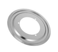 KOMBIUDA Plateau à Eau à Poêle à Gaz Kits De Remplacement De Lèchefrite Bac D'égouttage Rond Pour Brûleur Remplacement De La Lèchefrite Universelle Acier Inoxydable Silver