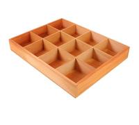 KOMBIUDA Plateau Compartimenté 12 Cases pour Pot de Fleurs, en Bois | Limite L’écoulement, Style Rustique Aide à Garder la Zone Propre, Usage Extérieur et Rangement