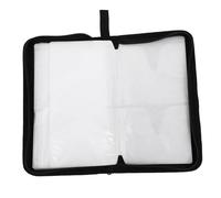 KOMBIUDA Pochette CD Oxford Capacité Étendue Organiseur de Rangement Pratique et Résistant pour Disques Protège la Poussière Rayures Étui de Stockage Compact pour Maison