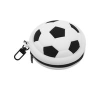 KOMBIUDA Pochette en Silicone Mini Format de Ballon de Football, Étui pour Écouteurs et Porte-Monnaie Sport Léger et Flexible, Rangement Sécurisé pour Accessoires de Sport et Équipement