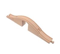 KOMBIUDA Pont pour Circuit de Train Bois à Assembler Accessoires de Voie Ferrée Compatibles pour Jeu Éducatif et Créativité