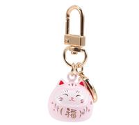 KOMBIUDA Porte-clés Chat Japonais Style Maneki Neko avec Grelot Pendentif Léger et Décoratif pour Sacs Clés de Voiture et Accessoires Féminins