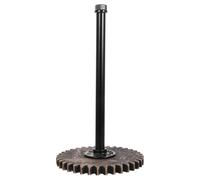 KOMBIUDA Porte Essuie-Tout Industriel Fer Noir Mat Support sur Pied Polyvalent pour Cuisine Porte-Serviettes Papier et Film Alimentaire Style Vintage Compact et Autoportant pour Plan de