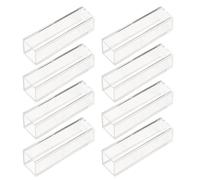 KOMBIUDA Précises et Pratiques 8 Pièces de Cuvettes en Plastique Transparent 4,5ml pour Expérience Scientifique Adaptées aux Applications de Laboratoire