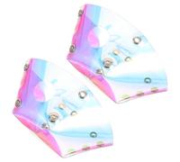 KOMBIUDA Protège-Patins à roulettes en PVC Léger et Résistant, 1 Paire de Couvre-Orteils Design Simple et Esthétique, Protection Skate Adulte
