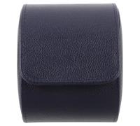 KOMBIUDA Regarder La Pochette Support De Bracelet Étui De Montre De Voyage Regarder Le Boîtier De Transport La Poche De Voyage De Surveillance PU Watch Case Blue