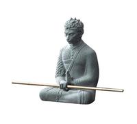 KOMBIUDA Sculpture Résine Wukong pour Aquarium Décoration Paysage sous-Marin Zen Miniature Ornement Compact et Élégant pour Aquarium de Bureau et Bassin Betta