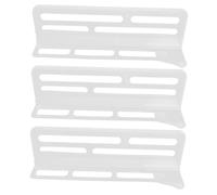 KOMBIUDA Séparateur De Compartiment De Réfrigérateur 3pcs Panneau De Séparation Alimentaire Cloison Organisatrice Pour Tiroirs De Pratique Et Solide