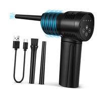 KOMBIUDA Souleur de poussière électrique dépoussiéreur à air comprimé dépoussiéreurs à air comprimé pour Le Nettoyage purificateur d'air plumeau électronique souffleur de poussière Abdos