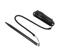 KOMBIUDA Stylet à Résistance pour Écran Tactile, Porte-Stylo avec Cordon Et Socle, Stylet pour Tablette Et Téléphone Portable, Compatible Écran Résistif, Couleur Métal