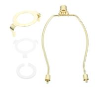 KOMBIUDA Support Abat-jour Robuste avec Accessoires Kit de Harpe pour Lampe de Table et Lampadaire et Facile à Entretenir Adapté Aux Styles Modernes et Multiples Adaptateurs Complet pour