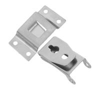 KOMBIUDA Support Amovible pour Lampe Frontale de Casque de Chantier Clips Métalliques 4 Trous Fixation Sécurisée et Détachable Compatible pour Travaux Mines et Activités Extérieures