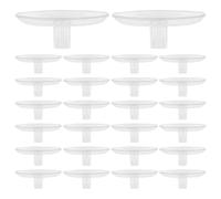 KOMBIUDA Support Flottant pour Compositions de Fleurs en Plastique Transparent 50 MM Lot de 40 Porte-Compositions Hydroponiques pour Bocaux et Jardins Aquatiques Décor de Table et