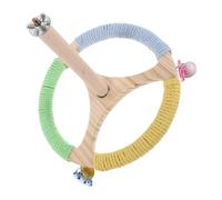 KOMBIUDA Support Moulin à Vent Perroquet Perchoir Debout Oiseaux Accessoires Cage a Oiseaux Accessoires De Perroquet Perchoir