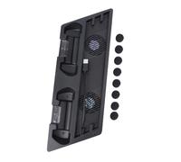 KOMBIUDA Support Vertical pour Console de Jeu Pro Ventilateur Rafraîchissant et Station de Recharge Multifonction pour Fête Estivale, Accessoires Indispensables