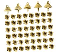 KOMBIUDA Supports De Boules De Noel Embouts De Rechange pour Pendentifs Creatifs Accessoires De Bricolage pour Decoration DIY