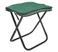 KOMBIUDA Tabouret Pliant extérieur Portable s'effondrer Camouflage Léger sièges tabourets pliants pour Adultes tabourets de Camp pliants Tabouret extérieur Alliage d'aluminium Vert
