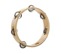 KOMBIUDA Tambourin Métallique Main Ergonomique Instrument Percussion Éducatif pour Garçon Fille Musical Sûr et Interactif pour Fête et Apprentissage