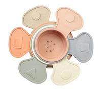 KOMBIUDA Tasses Empilables Éducatives pour Garçon Fille Jouets Colorés et Créatifs pour Développement Sensoriel et Social pour Bain et Apprentissage des Couleurs