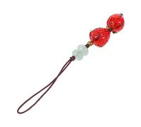 KOMBIUDA Téléphone Perles de Fraise Lanière Décorative pour Smartphone Pratique Prévention de Perte Accessoire Unique pour Téléphone Portable