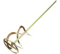 KOMBIUDA Tige d'Agitation pour Perceuse Électrique Mélangeur de Peinture et Boue Tige Hélicoïdale Carrée 1 Pièce Acier Robuste Accessoire pour Bétonnière Outil de Mixage pour Plâtre