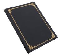 KOMBIUDA Titulaire d'un diplôme d'études supérieures papier noir 10 pièces format A4 protection documents bureau scolaire