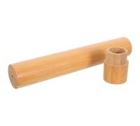 KOMBIUDA Tube de Rangement en Bambou Cylindrique Léger et Portable pour Documents et Diplômes, pour Stockage D'affiches, Se Glisse Facilement Paquet ou Paquet à Dos
