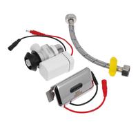 KOMBIUDA Vanne D'urinoir à Commande par Capteur Automatique, Électrovanne Abs, Kit Complet Dc Panneau A, Soupape de Chasse D'eau Intelligente pour Urinoirs, Faible Consommation D'énergie,