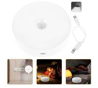 KOMBIUDA Veilleuse LED à Mouvement pour Couloir et Chevet, Applique Murale Intérieure en PVC, Lumière LED Rechargeable Détecteur et Fixation Magnétique, Adaptée pour Usage Domestique