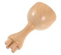 KOMBIUDA Ventouse de Massage en Bois 4 Griffes Rouleau Outil de Thérapie Bois Ergonomique Léger et Portable Tasse de Massage pour Dos et Bien-Être Usage Domestique et Voyage