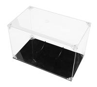 KOMBIUDA Vitrine en Acrylique Transparent pour Ballon De Rugby - Boîte De Rangement Étanche À La Poussière Idéale pour Exposer Les Collections - Dimensions 31 X 20 X 18.2 Cm