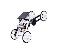 KOMBIUDA Voiture Solaire Éducative Motorisée DIY Stem Écologique sans Batterie Modèle Électrique à Assembler pour Garçon Fille Véhicule Tout-Terrain à Énergie Solaire