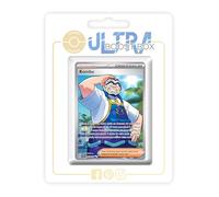 Kombu 165/142 Dresseur Full Art Secrète - Myboost X Écarlate et Violet 7 Couronne Stellaire - Coffret de 10 Cartes Pokémon Françaises