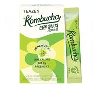 Kombucha Raisin Shine Muscat Pack de 10 sachets en poudre Boisson instantanée au thé sans sucre Teazen TZ-KOSMU