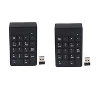 Komdndht Clavier Numérique USB sans 18 Touches avec Mini Récepteur Numérique USB 2,4 G pour Ordinateur Portable, Ordinateur de Bureau, Accessoires pour Ordinateur Portable
