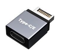 Komdndht Connecteur de Câble D'Extension de Carte Mère USB 3.1 Type C Mâle vers Type C/E Accessoires pour Ordinateurs