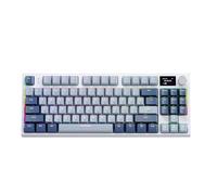 Komdndht K86 Tri-Mode RVB Clavier Mécanique Russe Échangeable à Chaud Clavier de Russe sans Bluetooth Russe, B Installation Facile