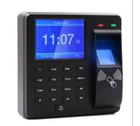 Komdndht Machine de Contrôle D'Accès, Identification par Empreinte Digitale/Mot de Passe/Carte D'Identité avec Écran de 2,4 Pouces, Enregistreur des Employés, Installation Facile, Facile à Ut