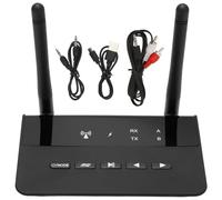 Komdndht Récepteur Émetteur Bluetooth 5.2, Adaptateur Audio 2 en 1 sans Longue Portée de 200 Pieds avec Puce CSR, pour Haut-Parleur de Voiture Facile à Utiliser