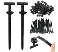 KOMEIYL 100pcs Serre-Câbles Universels en Nylon, Noir Serre Cable Plastique, Zip Tie Nylon Autobloquantes, Universal Kabelbinder für Autohalterung, Outil de Fixation Multifonctionnel