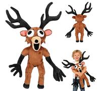 KOMEIYL 99 Nights in The Forest Peluche, Peluche 99 Nuit dans la Forêt, Le cerf méchant en Peluche du Jeu, pour Enfants Garçons Filles Cadeaux (A)