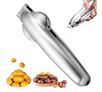 KOMEIYL Pinces à Châtaignes, Inoxydable Pince à Châtaignes, Craqueur de Chtaignes 2 en 1, Coupe Châtaignes Multifonctionnel, S'applique à Ouverture Coque Tels Noix Noisettes, Amandes