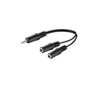 KOMELEC Adaptateur jack 3.5 stéréo 2 jack 3.5