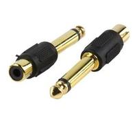 KOMELEC FRANCE Adaptateur jack 6.35 mâle - rca mono or